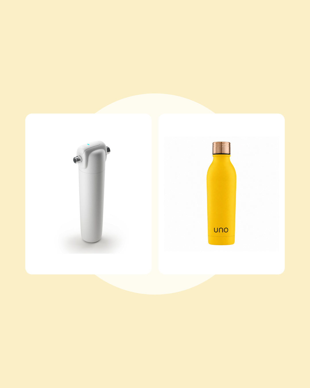 Zestaw UNO — filtr + butelka Sunshine Yellow